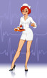 Nurse with medication