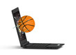 portable et ballon de basket