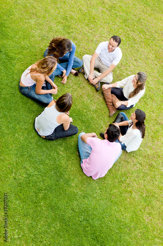 Photo: Friends in a circle Friends in a circle