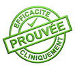 Tampon "Efficacité Prouvée Cliniquement"