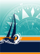 Vector: Sailboat vector wallpaper Sailboat vector wallpaper