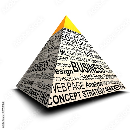 Illustration: Business piramide Business piramide