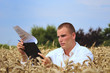 Agriculture scientist or student in the field