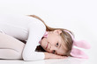 Mädchen als Bunny