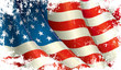 American Flag Grunge