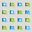 Label - Social media icons