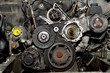 Engine belt wheels. Engine belt wheels.