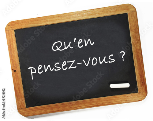 Photo: Qu'en pensez-vous ? Qu'en pensez-vous ?