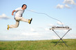 jumping disc jockey