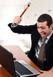 Stressed businessman