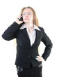 Businesswoman calling on the phone