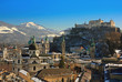 Salzburg Winter Festung Mönchsberg Dom Altstadt