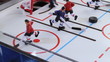 Side View Two Ice Hockey Toy Retro Game