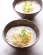 卵雑炊　　　porridge of rice and vegetables