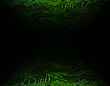 Green Abstract background of digital technologies