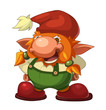 old cheerful gnome