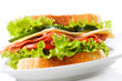 sandwich with bacon and vegetables sandwich with bacon and vegetables