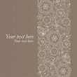 Vintage like floral card
