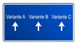 Autobahnschild Varianten