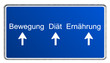 Autobahnschild Abnehmen