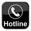 Glossy Button - Telefonhörer Hotline