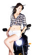 Sexy Biker Girl