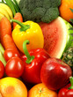 Close-up of fresh and juicy vegetables and fruits