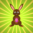 Hase mit Ei