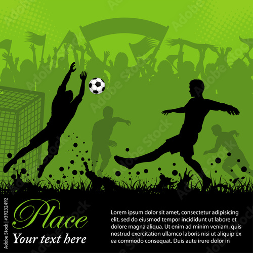 Vektor: Soccer Poster Soccer Poster