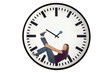 Frau in Uhr