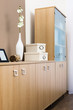 bookcase with glass doors