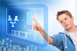 Education with virtual blackboard.