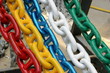 colourful painted chain