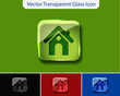 home glossy icon design element home glossy icon design element