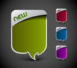 advertisement labels stickers