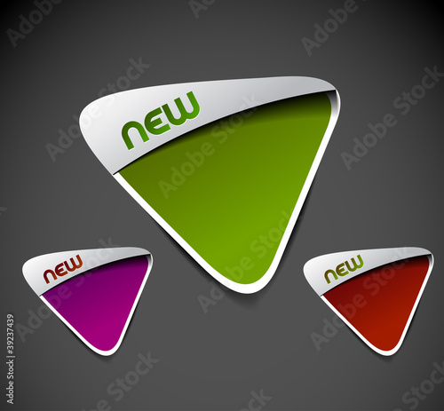 Vector: advertisement labels stickers advertisement labels stickers