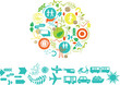 vector composition with adatative elements