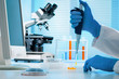 scientist working at the laboratory scientist working at the laboratory