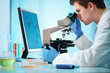 scientist working at the laboratory