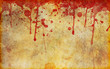 Blood Splattered Old Stained Parchment