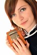femme avec kalimba