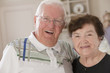 Foto: Portrait of a couple elder smiling Portrait of a couple elder smiling