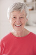 Foto: Portrait of a senior woman smiling Portrait of a senior woman smiling