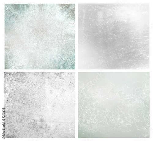 Illustration: Set of different grey abstract backgrounds Set of different grey abstract backgrounds