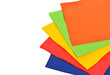 Multi-colored paper napkins