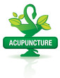bouton caducee bio, acupuncture