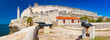 Panoramic view of the castle of El Morro in Havana