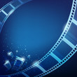 Vector: film action for photos blue background, vector illustration film action for photos blue background, vector illustration