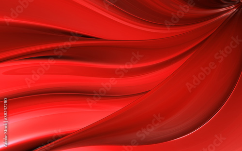 Illustration: Abstract background of the red line with reflections Abstract background of the red line with reflections