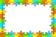 Color and glossy puzzle frame 12 x 8 Color and glossy puzzle frame 12 x 8